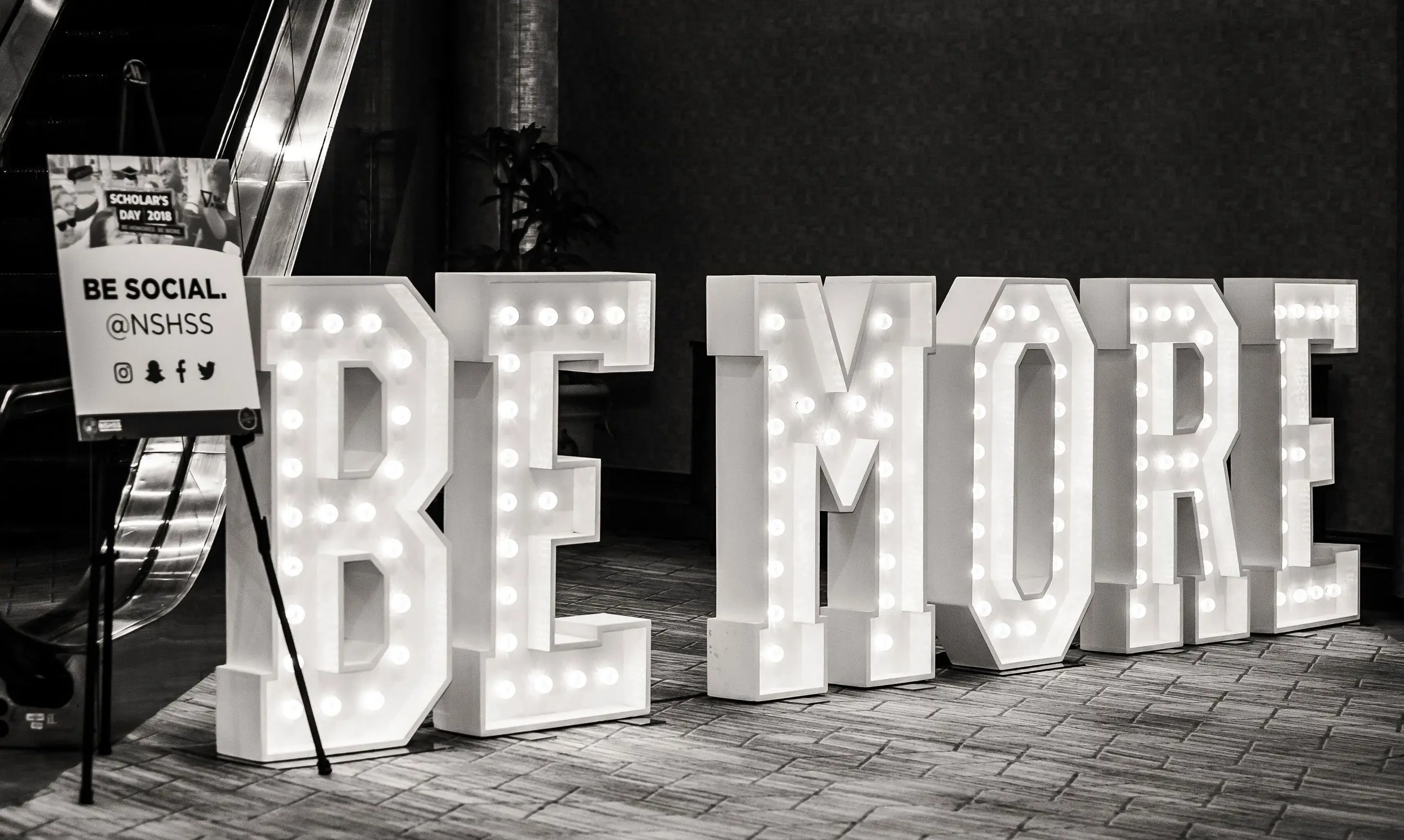 Bubble Letters Reading Be More