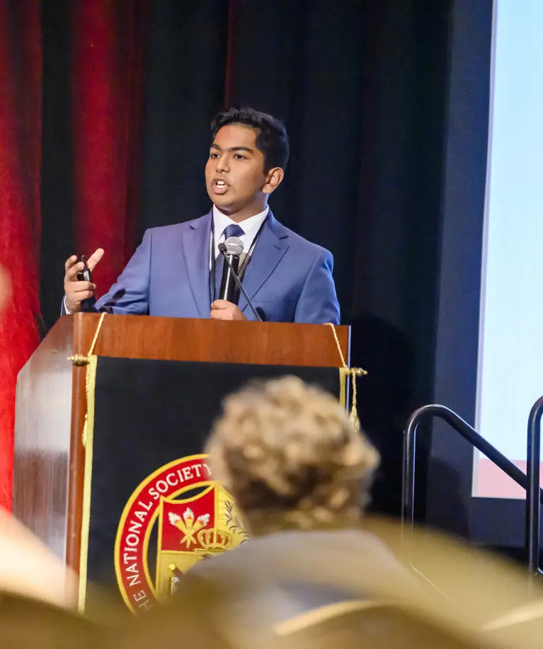 Be More finalist on stage