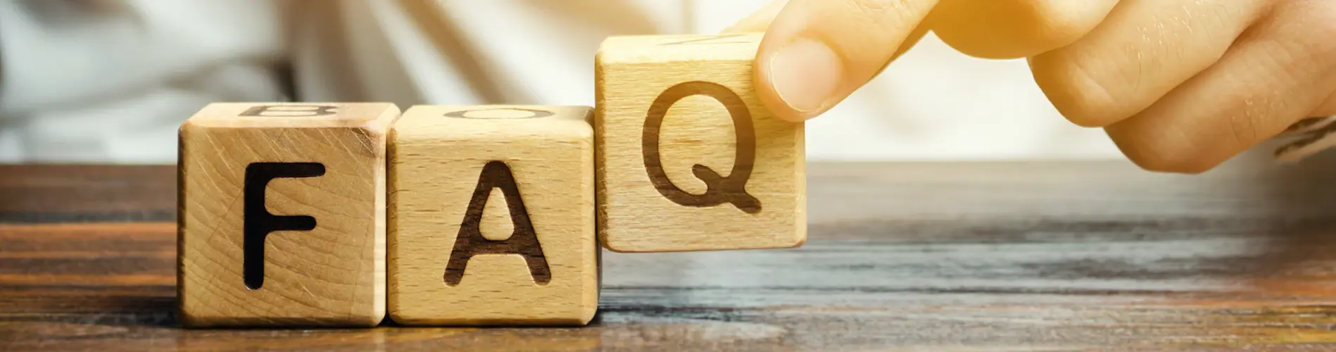 Blocks with the letters 